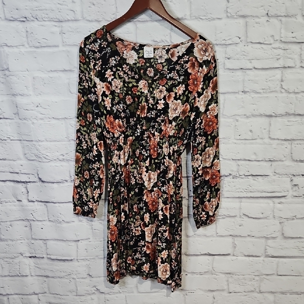 Long Sleeve Floral Dress